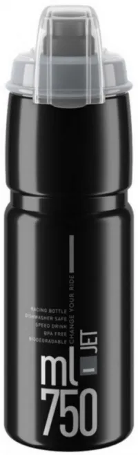 Фляга ELITE Jet Plus, 750ml, black/grey