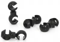 Крепеж гидролинии XLC BR-X13 S-Hook, 4шт, черные