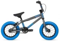 Велосипед BMX 12" Stolen AGENT 12 matte raw w / dark blue tires