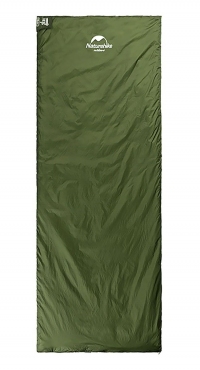 Спальный мешок Naturehike LW180 NH21MSD04 (15°C) 190 см M (правый), green
