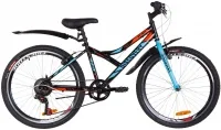 Велосипед 24" Discovery FLINT Vbr 2019 черно-синий с оранжевым