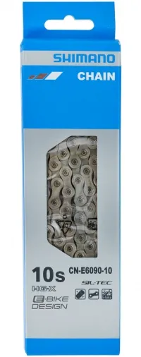 Цепь Shimano STEPS CN-E6090 SIL-TEC 10-speed 118 links