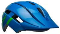 Шлем детский Bell Sidetrack II strike gloss blue/green