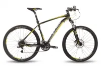 Велосипед PRIDE XC-650 RL 2016 черно-желтый матовый