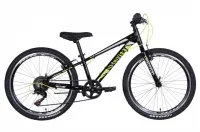Велосипед 24" Discovery QUBE (2021) черно-желтый