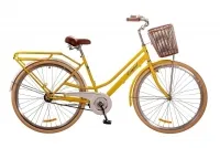 Велосипед Dorozhnik Comfort Female Planetary Hub 28" 2017 желтый