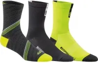 Носки Garneau Conti Long Cycling Socks (3-pack) черно-желтые