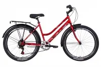 Велосипед 26" Discovery PRESTIGE WOMAN (2021) рубиновый