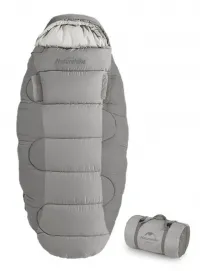 Спальний мішок Naturehike PS300 CNK2350WS026 (4°C) 220 см, grey
