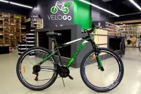 Велосипед 29" Discovery TREK AM (2021) черно-зеленый (м)