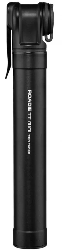 Насос Topeak Roadie TT Mini, Twin Turbo, 160psi/11bar, 16.5cm, black