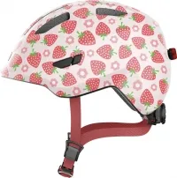 Шлем детский ABUS SMILEY 3.0 LED Rose Strawberry
