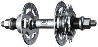 Втулка задняя NOVATEC A166SBT/F FIX-FIX 36H 10x165mm гайки, алюм. silver