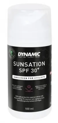 Захисник шкіри від сонця Dynamic Sunsation SPF 30⁺ стійкий до води та поту, бут/100мл