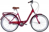 Велосипед 26" Dorozhnik RUBY PH (2025) бордовий