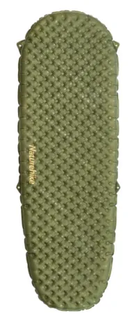 Матрас надувной овальный Naturehike CNH22DZ018 183 см, 70 мм, green