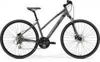 Велосипед 28" Merida CROSSWAY 20-D L (2021) silk anthracite(grey/black)