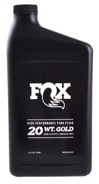 Масло FOX HIGH PERFORMANCE FORK FLUID 20WT Gold 946ml