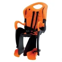 Сидіння задн. Bellelli Tiger Relax B-fix до 22кг, чорно-помаранчеве з помаранчевої підкладкою