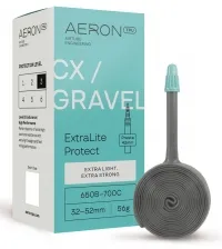 Камера 28 700x32c/52c AERON TPU CX/Gravel ExtraLite Protect FV 42mm (56g)