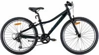 Велосипед 24" Leon JUNIOR Vbr (2022) чорний з хакі (м)