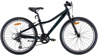 Велосипед 24" Leon JUNIOR Vbr (2022) черный с хаки (м)