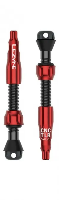 Ніпелі Lezyne CNC TLR VALVE PRO, red