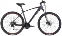 Велосипед 29" Leon TN-80 SE AM Hydraulic lock out HDD (2022) графітовий з чорним та помаранчевим (м)