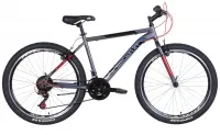 Велосипед 26" Discovery ATTACK (2021) графітово-червоний