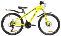 Велосипед 24" Formula DAKAR DD 2019 желтый, с крылом