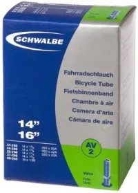 Камера 14" (32 / 44x288 / 305) AV 40мм Schwalbe AV2 IB AGV