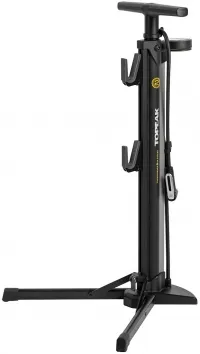 Насос підлоговий Topeak Transformer eUP 2Stage, with integrated mini workstand, QR hooks, 2Stage technology, SmartHead DX3, dual analog gauge for low/high pressure, 160psi/11bar