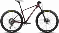 Велосипед 29" Orbea ALMA H30 (2025) metallic dark red/chic white gloss