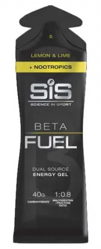 Гель SiS Beta Fuel Gel + nootropics 60ml Lemon & Lime