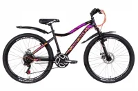 Велосипед 26" Discovery KELLY AM DD (2021) чорно-помаранчевий (матовий)