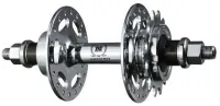 Втулка задняя NOVATEC A166SBT/F FIX-FIX 32H 10x165mm гайки, алюм. silver