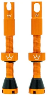 Ніпелі для безкамерки Peaty's x Chris King Tubeless Valves 42mm mango