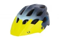 Шлем Green Cycle Slash синий-голубой-желтый матовый
