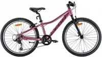 Велосипед 24" Leon JUNIOR Vbr (2022) рожевий з чорним (м)