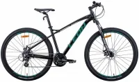 Велосипед 29" Leon TN-90 AM (2021) черно-бирюзовый