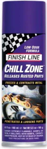 Очищувач Finish Line Chill Zone для видалення іржі, розблокування заліпшіе болтів, 177ml аерозоль