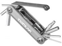 Мультитул Topeak Tubi 11, 11 functions mini tool, w/tubeless tire repair tools, w/o plugs, w/o bag, silver