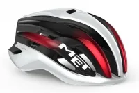 Шолом MET TRENTA (MIPS) white black red metallic glossy