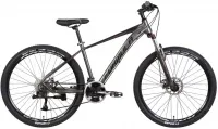 Велосипед 27.5" Formula ZEPHYR 3.0 AM DD (2022) темно-срібний з чорним (м)