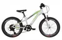 Велосипед 20" Formula BLACKWOOD 1.0 AM (2021) бело-зеленый с серым