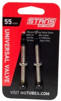 Ниппель Stan's Notubes FV (2шт блистер) silver