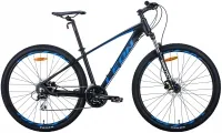 Велосипед 29" Leon TN-80 HDD (2020) черно-синий (м)