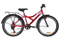 Велосипед 24" Discovery FLINT MC Vbr 2019 красно-белый с черным