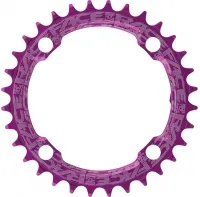 Зірка шатунів Race Face Narrow Wide 36T BCD 104 (10/11/12 speed) purple