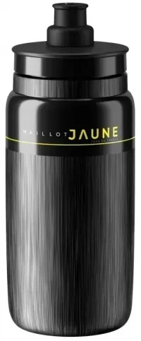Фляга ELITE Fly Tex Maillot Jaune, 550ml, black